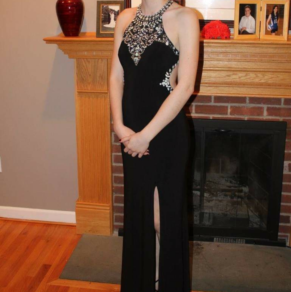 Black gown